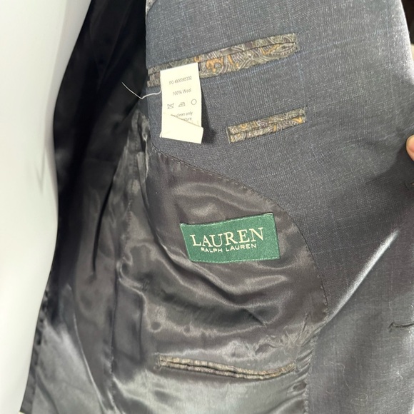 Lauren Ralph Lauren Men's Classic Blue Blazer Size 42S - Picture 6 of 8